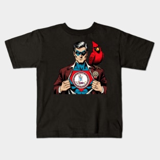 Richmond Virginia 1970s Gritty Comic Book Superhero RVA Kids T-Shirt